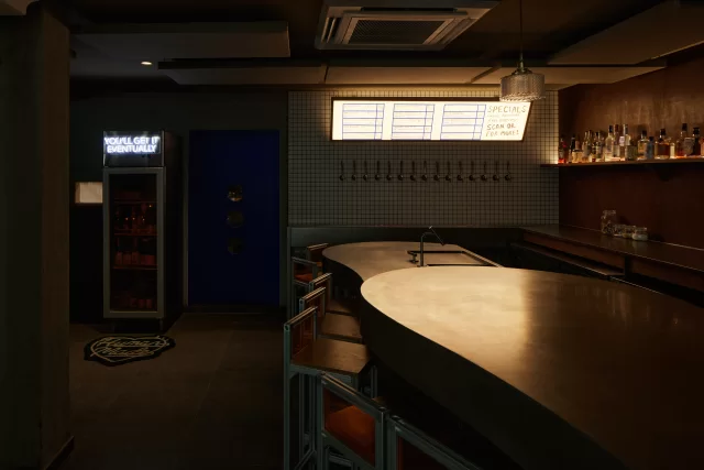 Almost Famous Bar — Commercial · F&B · Bar interior by The Local INN.terior