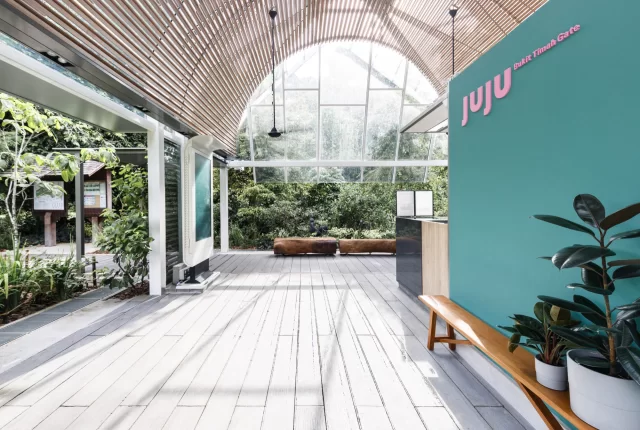 JUJU Cafe Botanic Garden — Commercial · F&B · Café interior by The Local INN.terior
